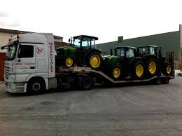 transporte de tractor