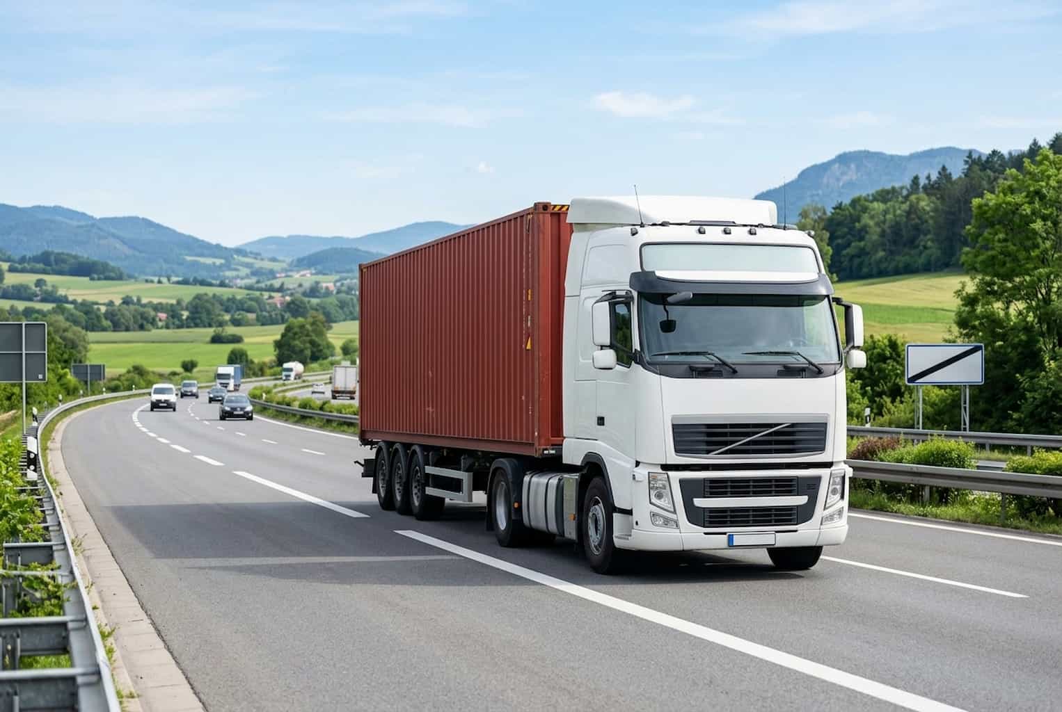 transporte de contenedores por carretera